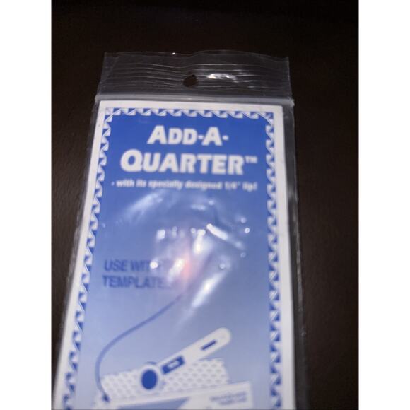 CM Designs 12CMD Add-A-Quarter Ruler 12 Inch Yellow Plastic In Original Package - Picture 4 of 6